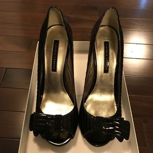 NWT Lovely People Peep toe pumps